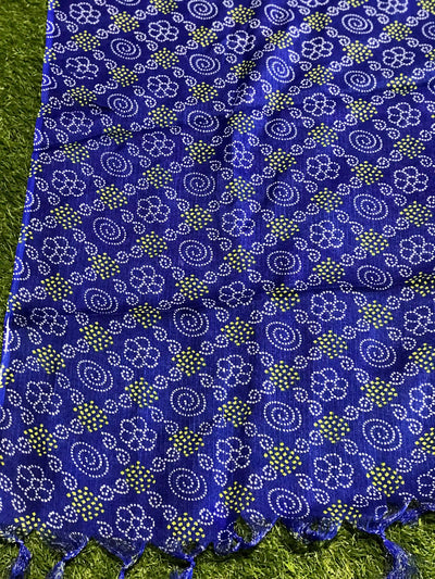 Rajasthani Kota Dupatta with Bandhani & Leheriya Designs