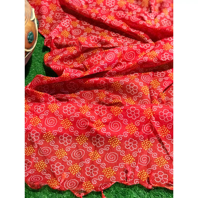 Rajasthani Kota Dupatta with Bandhani & Leheriya Designs