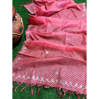 Rajasthani Kota Dupatta with Bandhani & Leheriya Designs
