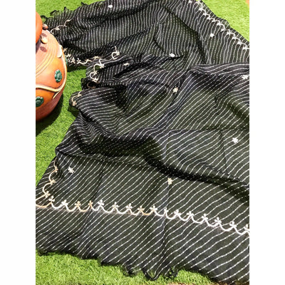 Rajasthani Kota Dupatta with Bandhani & Leheriya Designs