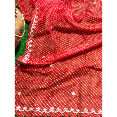 Rajasthani Kota Dupatta with Bandhani & Leheriya Designs