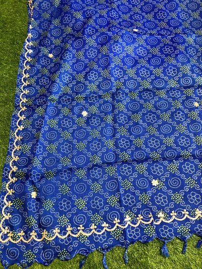 Rajasthani Kota Dupatta with Bandhani & Leheriya Designs