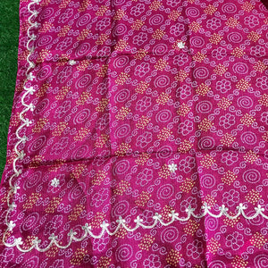 Rajasthani Kota Dupatta with Bandhani & Leheriya Designs