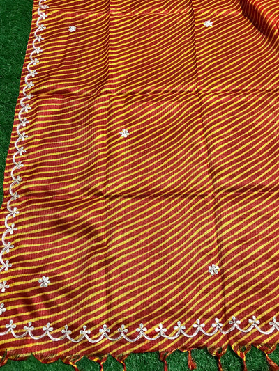 Rajasthani Kota Dupatta with Bandhani & Leheriya Designs