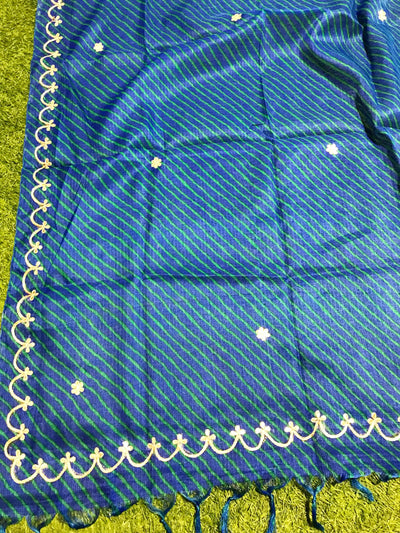 Rajasthani Kota Dupatta with Bandhani & Leheriya Designs