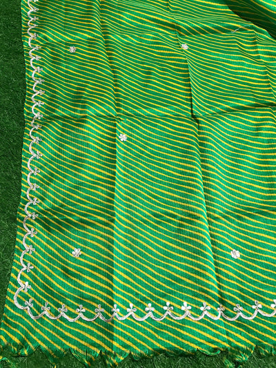 Rajasthani Kota Dupatta with Bandhani & Leheriya Designs