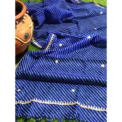 Rajasthani Kota Dupatta with Bandhani & Leheriya Designs