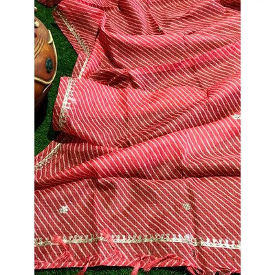 Rajasthani Kota Dupatta with Bandhani & Leheriya Designs