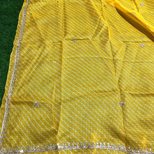 Rajasthani Kota Dupatta with Bandhani & Leheriya Designs