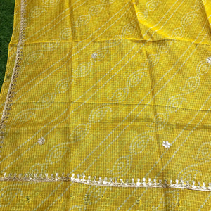 Rajasthani Kota Dupatta with Bandhani & Leheriya Designs