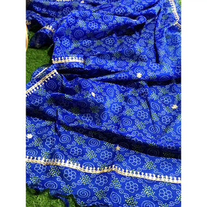Rajasthani Kota Dupatta with Bandhani & Leheriya Designs
