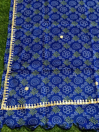 Rajasthani Kota Dupatta with Bandhani & Leheriya Designs