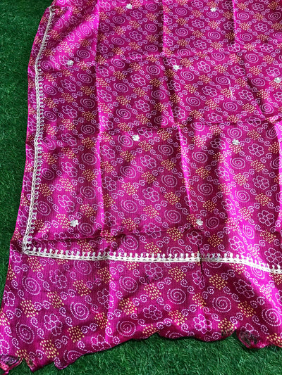 Rajasthani Kota Dupatta with Bandhani & Leheriya Designs