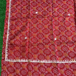Rajasthani Kota Dupatta with Bandhani & Leheriya Designs