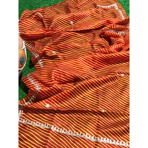 Rajasthani Kota Dupatta with Bandhani & Leheriya Designs