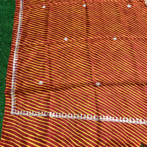 Rajasthani Kota Dupatta with Bandhani & Leheriya Designs