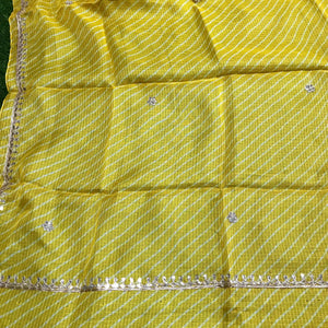 Rajasthani Kota Dupatta with Bandhani & Leheriya Designs