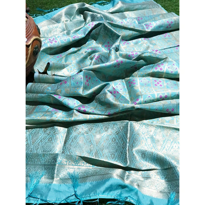 Banarasi Art Silk Dupatta – Elegant Powerloom Dupatta in 2.5m Length