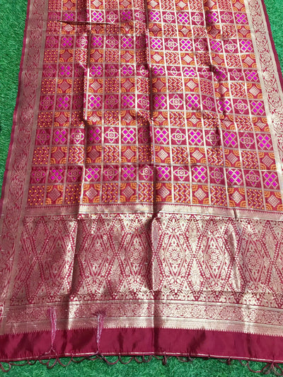 Banarasi Art Silk Dupatta – Elegant Powerloom Dupatta in 2.5m Length