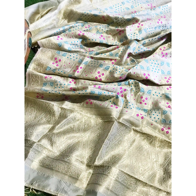 Banarasi Art Silk Dupatta – Elegant Powerloom Dupatta in 2.5m Length