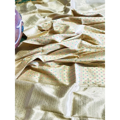 Banarasi Art Silk Dupatta – Elegant Powerloom Dupatta in 2.5m Length