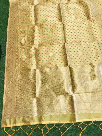 Banarasi Art Silk Dupatta – Elegant Powerloom Dupatta in 2.5m Length