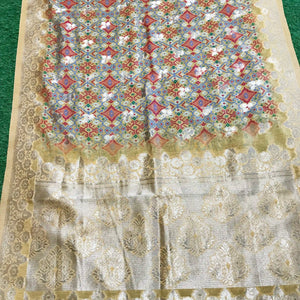 Banarasi Art Silk Dupatta – Elegant Powerloom Dupatta in 2.5m Length