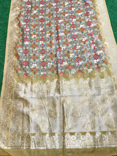 Banarasi Art Silk Dupatta – Elegant Powerloom Dupatta in 2.5m Length
