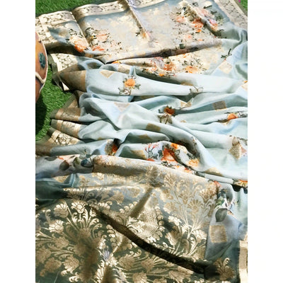 Banarasi Art Silk Dupatta – Elegant Powerloom Dupatta in 2.5m Length