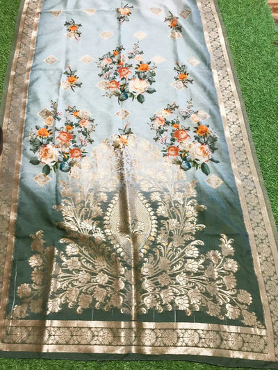 Banarasi Art Silk Dupatta – Elegant Powerloom Dupatta in 2.5m Length