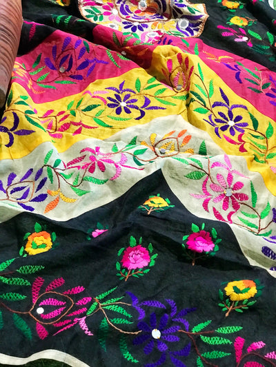 Phulkari Hand Embroidered Dupatta