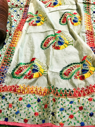 Phulkari Hand Embroidered Dupatta