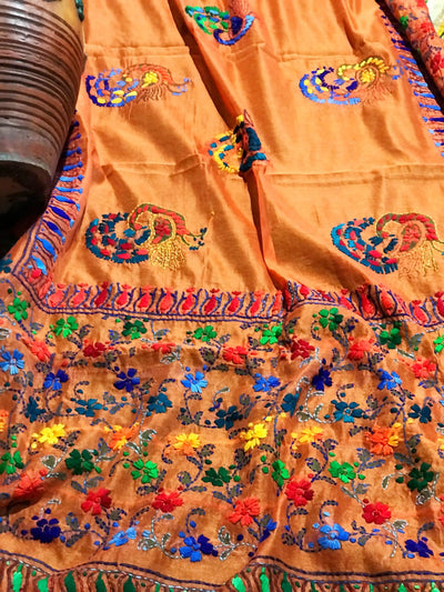 Phulkari Hand Embroidered Dupatta