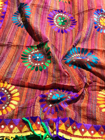 Phulkari Hand Embroidered Dupatta