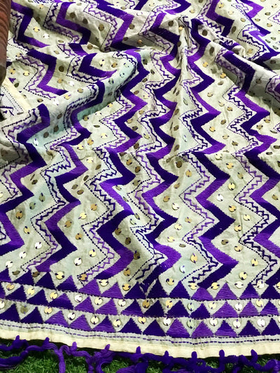 Phulkari Hand Embroidered Dupatta