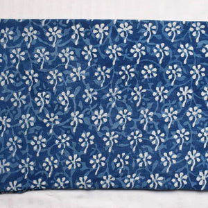 Indigo Dabu Special Hand Block Print Fabric
