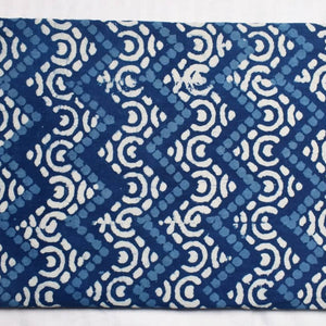 Indigo Dabu Special Hand Block Print Fabric