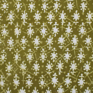 Indigo Dabu Block Print Cotton Fabric