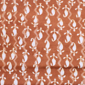 Indigo Dabu Block Print Cotton Fabric