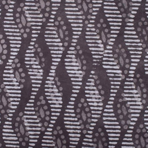 Indigo Dabu Block Print Cotton Fabric