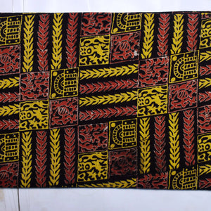 Kalamkari screen print cotton fabric with quirky Andhra-inspired motifs