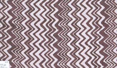 Grey Dabu Special Hand Block Print Fabric