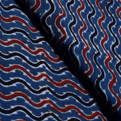 Ajrakh Block Print Fabric