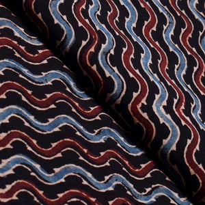 Ajrakh Block Print Fabric
