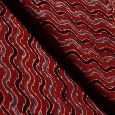 Ajrakh Block Print Fabric