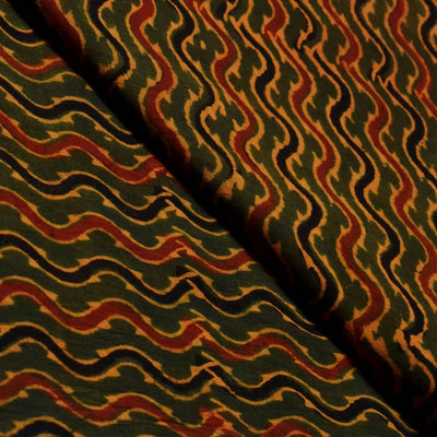 Ajrakh Block Print Fabric