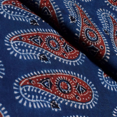 Ajrakh Block Print Fabric