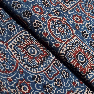 Authentic Ajrakh Block Print Fabric