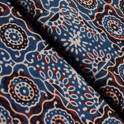 Authentic Ajrakh Block Print Fabric
