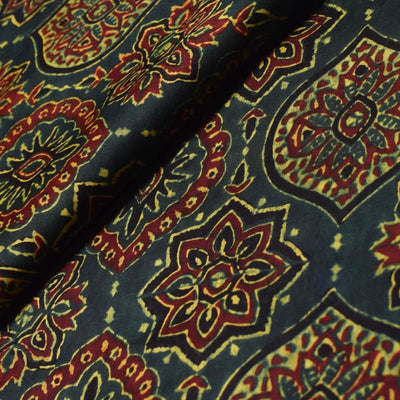 Ajrakh Modal Silk Fabric
